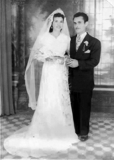 Carlos Blanco Manso en el día de su boda. Foto familiar.